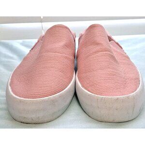 Keds Women's 9 Pink Canvas Slip-In Sneakers Comfort Easy-On Casual